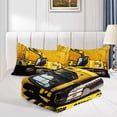 thumbnail image 5 of 3pcs Excavator Comforter Set, Construction Bedding Set for Bedroom or Guest Room Decor, All Seasons Quilt Machine Washable Duvet with 2 Pillowcases, 5 of 7