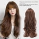thumbnail image 3 of Mujeres de Peluca Larga, Textura Fit Secure Long Wavy Wig Realista para Citas Citas, 3 of 7