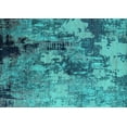 thumbnail image 1 of Ahgly Company Indoor Rectangle Oriental Turquoise Blue Industrial Area Rugs, 5' x 7', 1 of 4