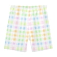 thumbnail image 4 of joogoo Pastel Checkered Girls Lined Shorts Bike Dance Bottoms 6T, 4 of 7