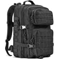 thumbnail image 2 of Mochila táctica JAMW Deportes al aire libre grande militar asalto negro, 2 of 5