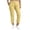 Yellow, variant on Cotton Linen Pants Women Summer Lightweight Elastic High Waist Straight Leg Casual Work Pants Sweatpants with Pockets