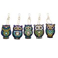 thumbnail image 4 of Owl  Painting, For DIY Shop 5pcs DIY Key Chains, Special For Bag Decor Key, 4 of 8