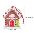 thumbnail image 2 of PTOOTP  1PC Tiny House Shaped Resin Hanging Decor Multicolor Festive Embellishment All Ages, 2 of 8