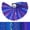 Blue Violet Harmony, variant on Soimoi Jelly Roll 40 Strip Assorted Bundle, Fabric Strips for Quilting, Crafting, 100% Cotton Fabric Jelly Roll Bundle For Scrapbooking, Precut Quilt Projects, DIY Crafts- Blue Violet Harmony