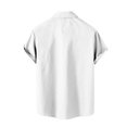 thumbnail image 4 of Men Short Sleeve Shirt with Pocket Button Mens Soft Cotton Graphic Tshirts Summer T Shirts for Big Men Shirts for Men Graphic Tees Men's fashion savings, 4 of 4
