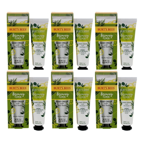 Crema de Manos Burts Bees Romero y Limón Paquete de 6 1 oz