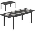 thumbnail image 1 of Outsunny 60.6"/84.3" Expandable Patio Dining Table for 8-10 People, 1 of 10