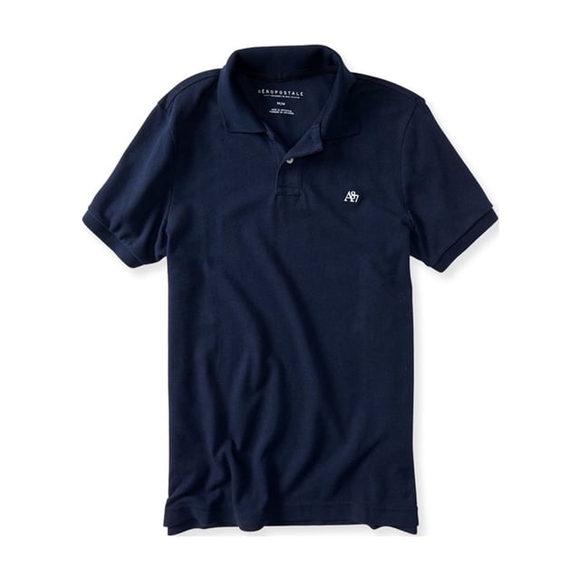 Aeropostale A87 Logo Rugby Polo para Hombre, Azul, X-Large Aeropostale polo, rugbi