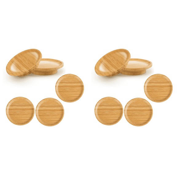 10Pcs Wine Glass Charcuterie Topper, Board Bamboo Topper for Family Gatherings