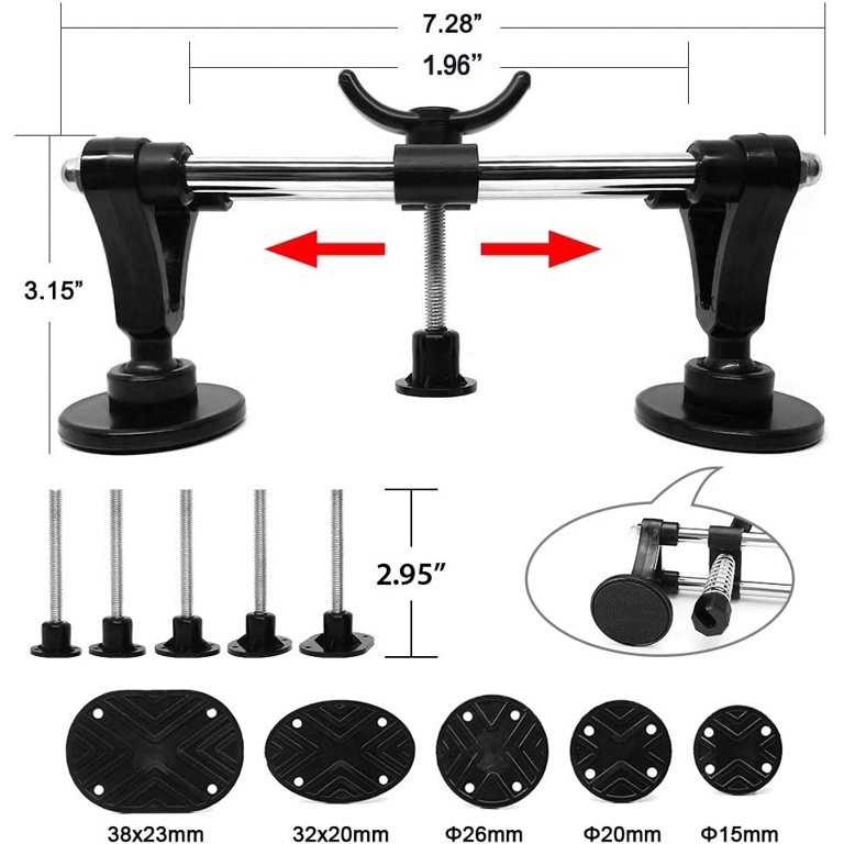 35PCS Paintless Dent Puller Kit, Car Dent Repair Kit, Hail Dent