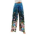 thumbnail image 5 of Azrian Womens Pants,Womens Plus Size Pants Fashion Comfortable Printed High Waist Leisure Trousers Sweatpants Yoga Pant, 5 of 6