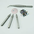 thumbnail image 3 of Crystal Setter Kit Stamping Punches Hand-Stamped Crafts W/ Tweezers Art Tool, 3 of 6