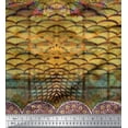 thumbnail image 3 of Soimoi Polyester Crepe Fabric Mandala Panel Print Fabric by The Yard 52 Inch Wide, 3 of 5