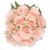 1-1/2 Dozen Mother's Day Creamy Peach Roses with Designer Vase