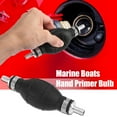 thumbnail image 2 of 4pcs 8mm 5/16" Rubber Fuel Transfer Vacuum Fuel Line Hand Primer Bulb Line Hose Hand Primer for Car Marine Boat Diesel, 2 of 6