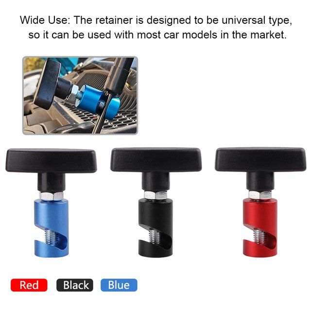 Baohd Tige de Levage en Alliage d'Aluminium pour Moteur Auto, Pince Rotative Portable Réglable Détachable Réutilisable Universelle Rouge 1Ensemble