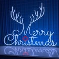 thumbnail image 5 of Handmadetneonsign Reindeer Neon Sign, Santa Neon Wall Art Decor, Christmas Led Sign, Christmas Wall Decor, 5 of 5