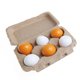 thumbnail image 2 of 6 uds. De yema de huevo de madera, simulación de juego, cocina, comida, cocina, chico, juguete para regalo S, 2 of 5