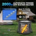 thumbnail image 4 of Treeligo Portable Camping Shower with Heater, 6000mAh Rechargeable Portable Shower with 2000W Immersion Heater, 3 Spray Modes,IPX7 Waterproof Outdoor Camp Pump for Hiking, Travel, Car, Pet, 4 of 9