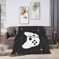 thumbnail image 6 of DouZhe Ultra-Soft Micro Fleece Lightweight Flannel Bed Blanket, Gaming Game Controller Print Cozy Warm Throw Blankets, 50"x40", 6 of 7