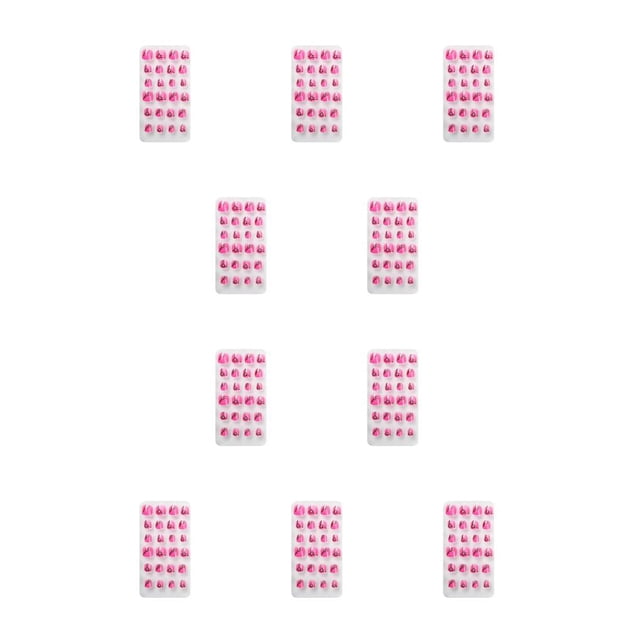 Minnieouse 1 Juego de puntas de uñas artificiales, prensa en las uñas para niños, decoración de dedos de los pies, adorables uñas postizas, PNT-16-10 10piezas Minnieouse CBP304190