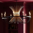 thumbnail image 6 of 52459BK Kichler Lighting Baile - 9 Light Large Chandelier In Homestead Style-21.5 Inches Tall and 37 Inches Wide-Black Finish    -Traditional, 6 of 11