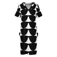 thumbnail image 3 of Vestido holgado con bolsillos y gafas de sol para mujer, vestido de fiesta de diseñador de lujo 2025, vestido de verano para mujer, 3 of 6