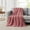 Dusty Rose, variant on 5th Avenue Lux Ultra Plush Blue 50x70 Throw, Solid Color Themed, Oeko-TEX Certified Confidence
