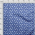 thumbnail image 3 of oneOone Viscose Chiffon Medium Blue Fabric Geometric Craft Projects Decor Fabric Printed By The Yard 42 Inch Wide, 3 of 4