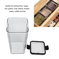 thumbnail image 2 of Rice Storage Container Crystal Clear Large Airtight Food Container Rice Holder Bin for Flour Sugar Oatmeal Kitchen Pantry Organization and Storage[1300ML], 2 of 9