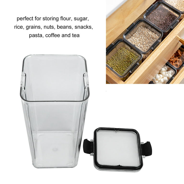  Crystal Clear Airtight Food Storage Containers with
