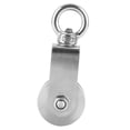 thumbnail image 3 of yuksok Pulley Block Wheel Pulley for Clothesline Wire Rope DIY Home Projects 34mm, 3 of 9