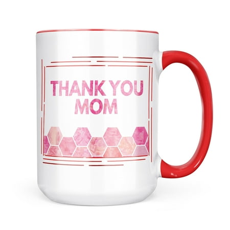 

Christmas Cookie Tin Thank You Mom Mother s Day Watercolor Honeycomb Pink Mug gift for Coffee Tea lovers