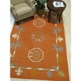 thumbnail image 4 of EORC Rust Handmade Wool Traditional Suzani Kilim Rug, 5'6 x 8'-Color:Rust,Material:Wool, 4 of 9