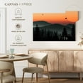 thumbnail image 5 of Elephant Stock Misty Mountain Eagles Wall Art - Horizontal Canvas Wall Art - Living Room Wall Decor - Nature Canvas - Orange And Black Decor - 51" x 34", 5 of 8