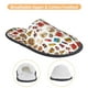 thumbnail image 3 of Fotbe Hot Dog Pizza Pantuflas Peludas para Mujer con Estampado, Zapatillas de Peluche, Zapatos de Invierno para Casa, Uso Interior y Exterior-Large, 3 of 8
