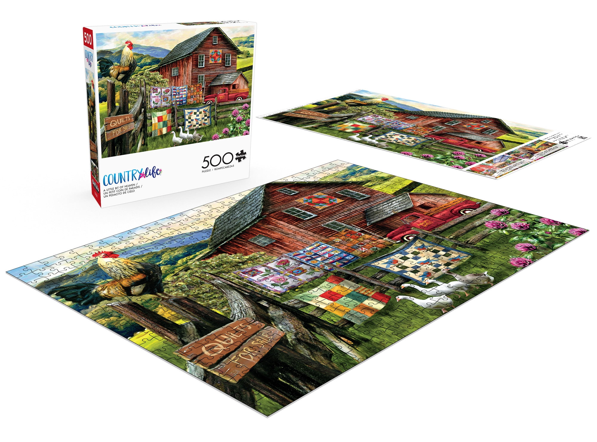 Buffalo Games 500-Piece Country Life A Little Bit of Heaven Adult Interlocking Jigsaw Puzzle