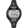 thumbnail image 2 of Reloj Calculadora de Pulso Timex T5K187 Ironman para Mujer Negro/Morado, 2 of 2