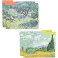 thumbnail image 6 of The Gifted Stationery File Folders - 12 Pack, Letter Size, Multicolor Van Gogh Floral with 1/3 Cut Tabs - Decorative File Folders for Office Supplies for Document Organization, 6 of 7