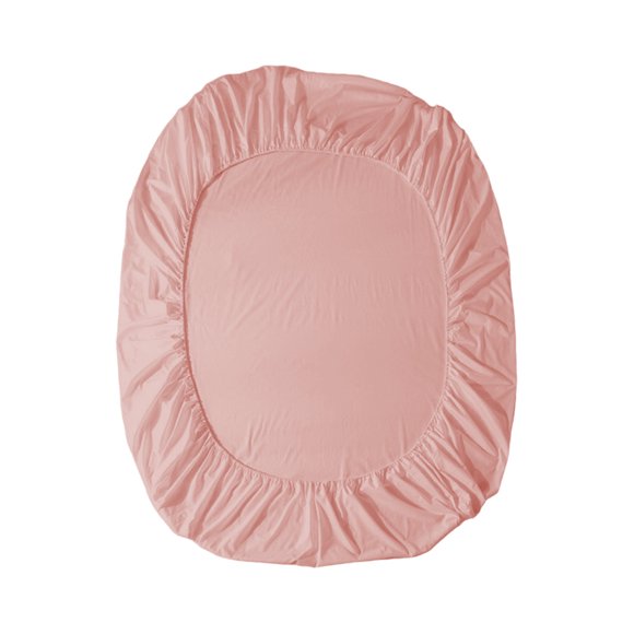 Maplenight Premium King Size Cooling Fitted Sheet for Hot Sleepers - Solid Color, Machine Washable, Ash Proof, Breathable - Multiple Colors Available Pink
