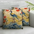 thumbnail image 3 of JEUXUS Queenie -  Oriental Chinese Phoenix Decorative Throw Pillow Case Cushion Cover, 3 of 5
