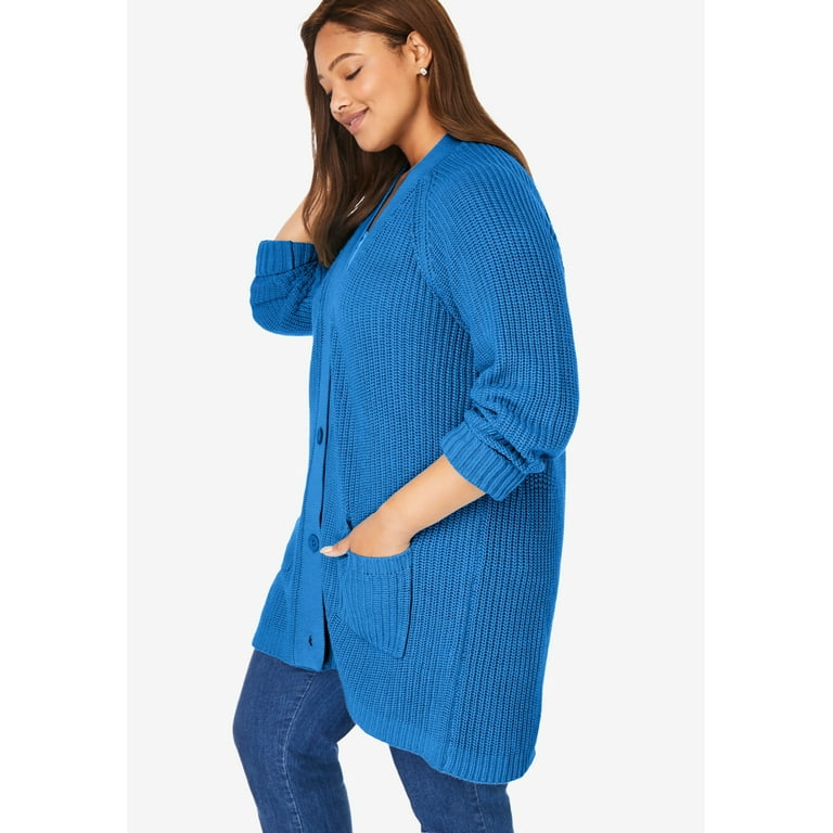 Shaker sweaters plus size cheap
