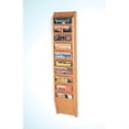 thumbnail image 1 of Wooden Mallet 10 Pocket Magazine wall Rack in Light Oak, 1 of 1