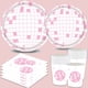 thumbnail image 5 of Ounissouiy 20 pack/lote Groovy con suministros para fiesta Disco, juego de vasos y platos de bola de discoteca, suministros para fiesta Fortaylor Cocina y Comedor, 5 of 6