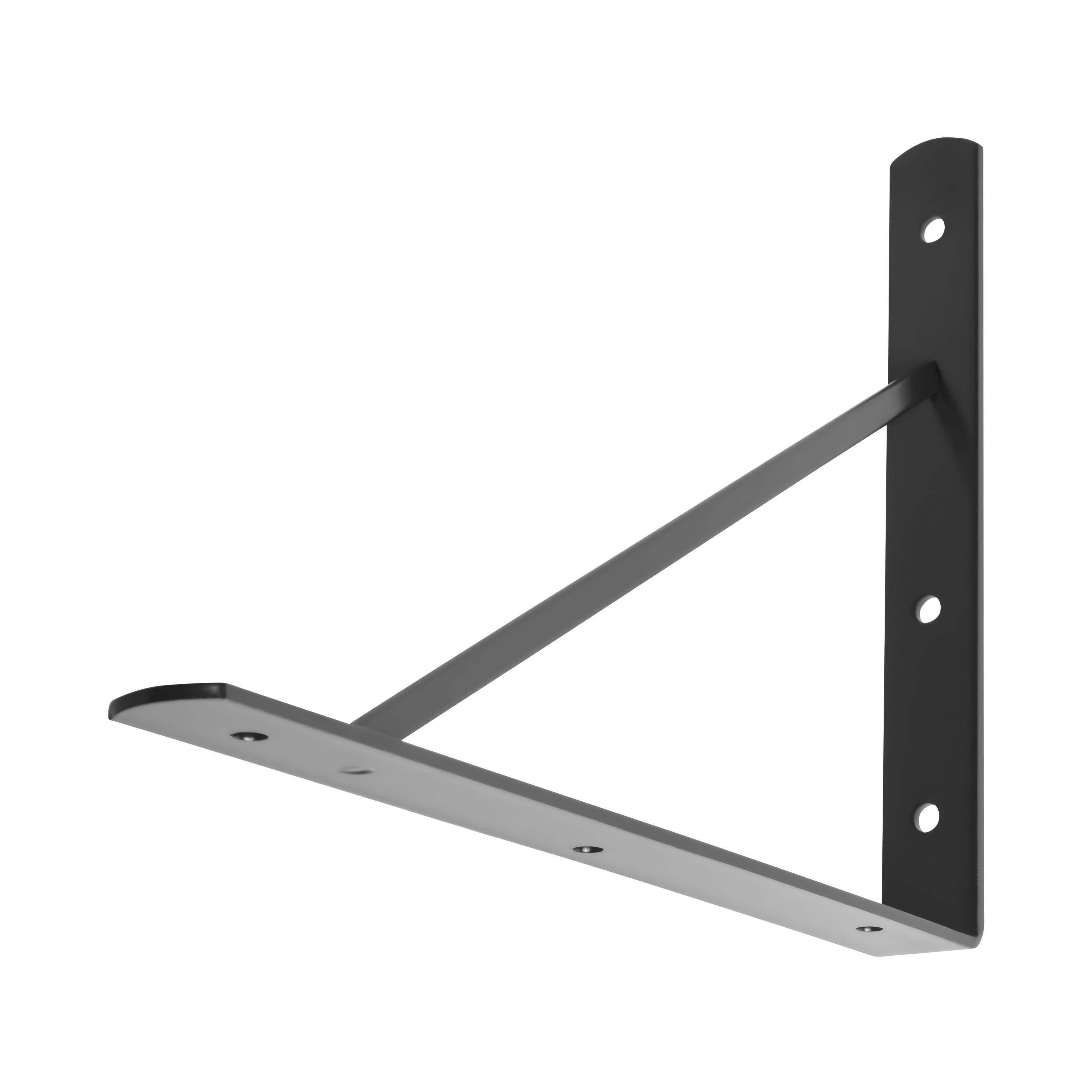 Hyper Tough 8 inch x 10 inch Medium Duty Bracket Black