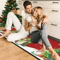 thumbnail image 3 of Christmas Kitchen Rugs and Mats Set of 2, Christmas Snowman Winter New Year Holiday Party Low-Profile Floor Mat Merry Christmas Decorations for Kitchen Home- 16"x47"+16"x24", 3 of 15