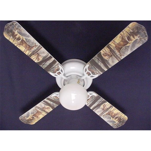 Ceiling Fan Designers 42fan Ani Dbdh New Deer Buck Doe Hunting Deer Buck Doe Hunting