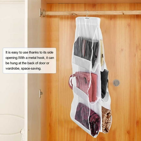 Garosa Wardrobe Bag Storage Organizer 6 Pockets Wardrobe Closet
