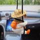 thumbnail image 5 of Adorno colgante para coche con forma de pato oscilante, bonitos accesorios para colgar en el coche para el espejo retrovisor, colgante para coche, gafas de sol, columpio colgante de pato, 5 of 5